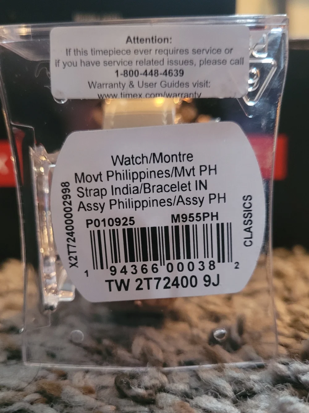 Timex easy reader